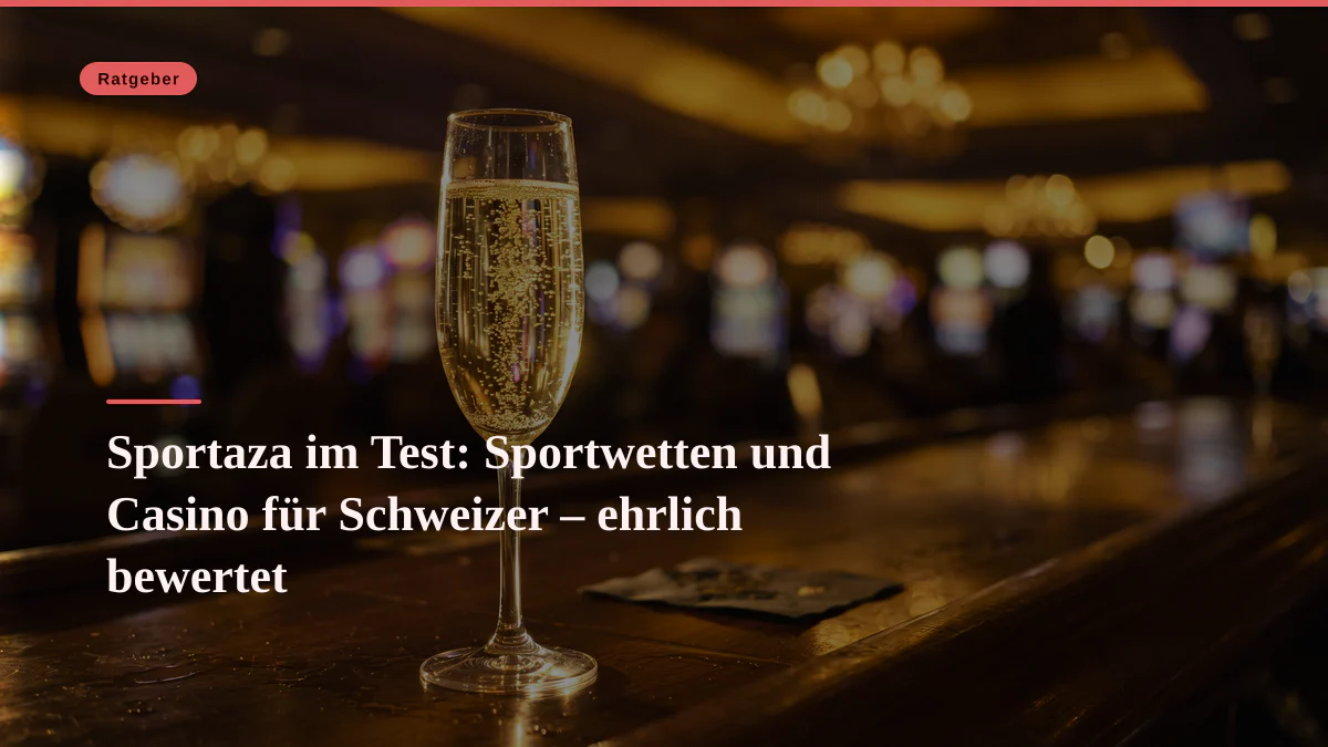 Sportaza im Test: Sportwetten und Casino für Schweizer – ehrlich bewertet