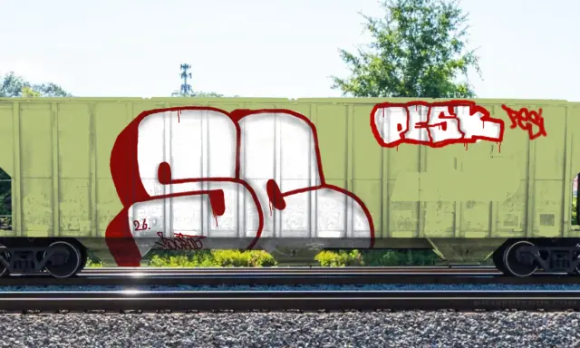 Graffiti artwork by 3OPK