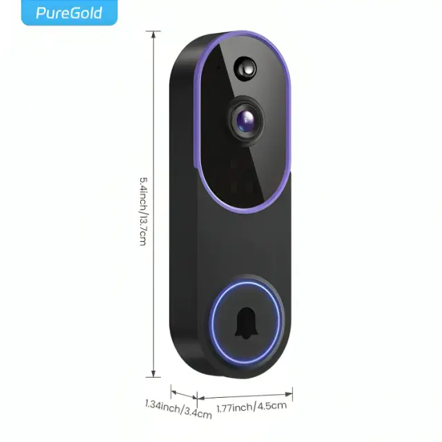 1080P video doorbell camera with night vision