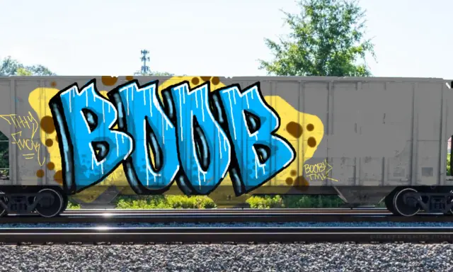 Graffiti artwork by Boobyboy