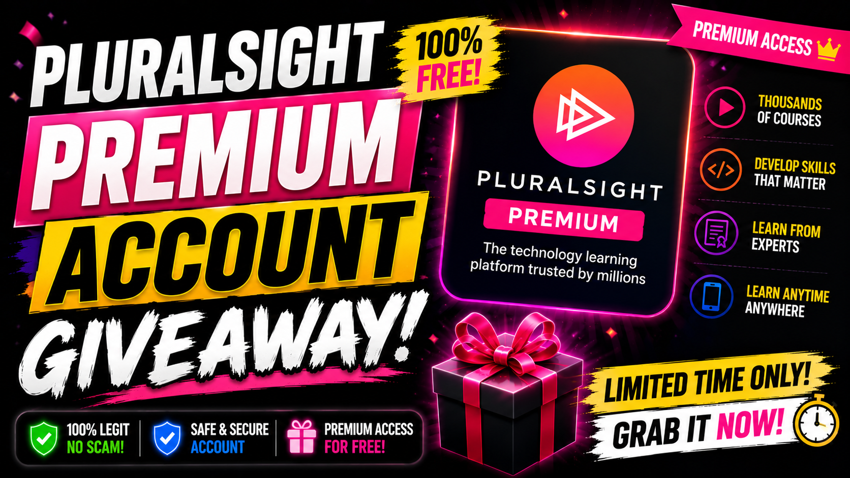 Pluralsight premium cookies