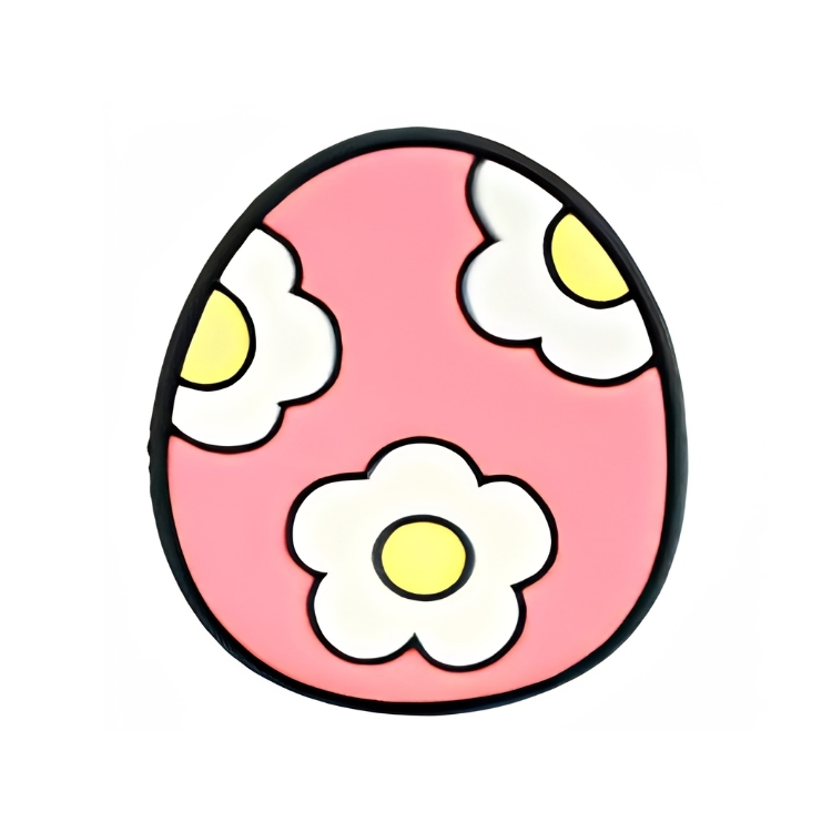 Oeuf fleur rose