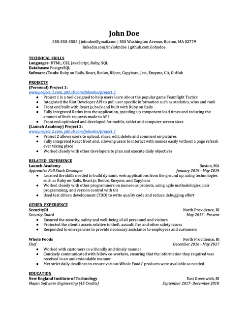 Blank-Resume