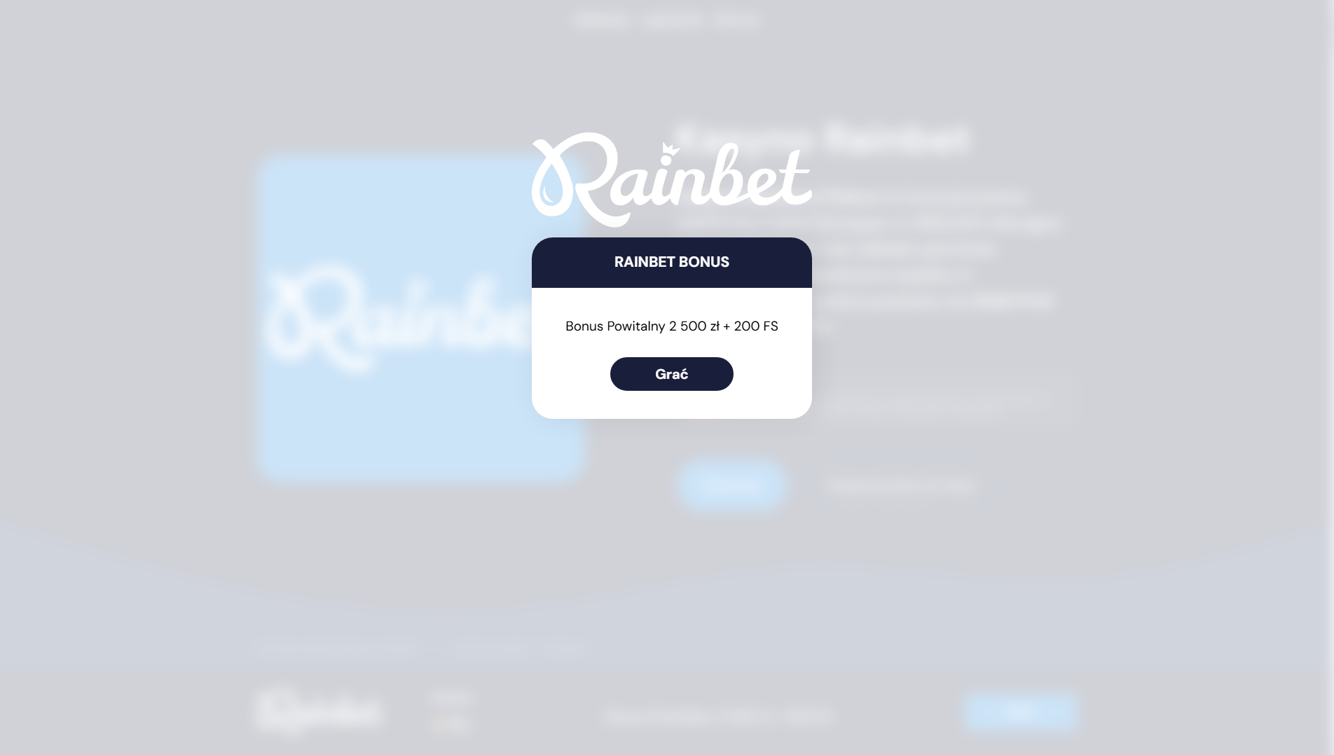 Stored capture of rainbet-casino.pl