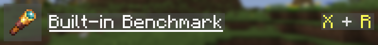 Built-in Benchmark