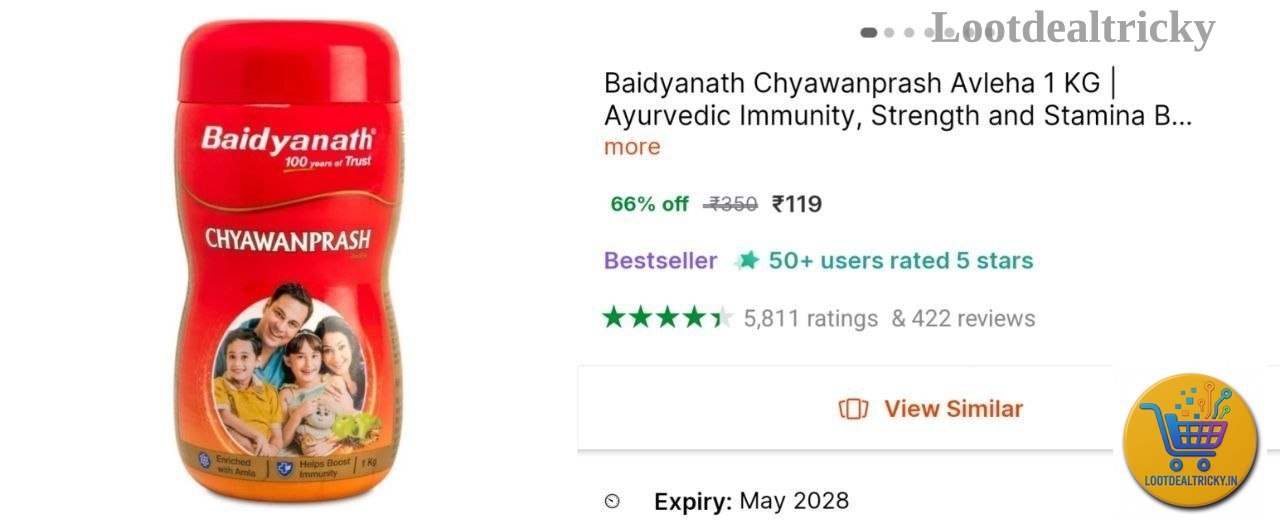 Baidyanath Chyawanprash Avleha – Just ₹119 | Huge Savings Offer Baidyanath Chyawanprash Avleha – Just ₹119 | Huge Savings Offer