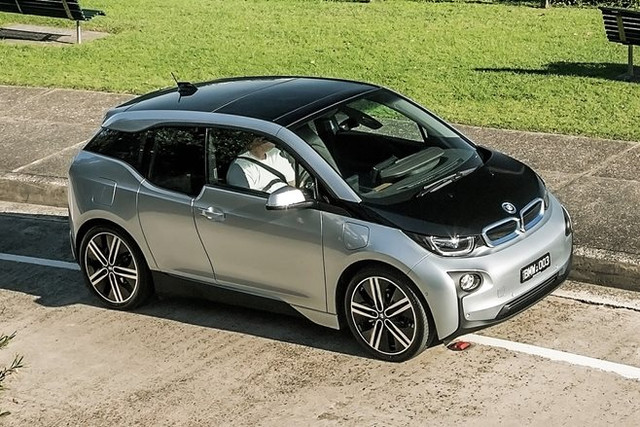 BMW i3 front side parked