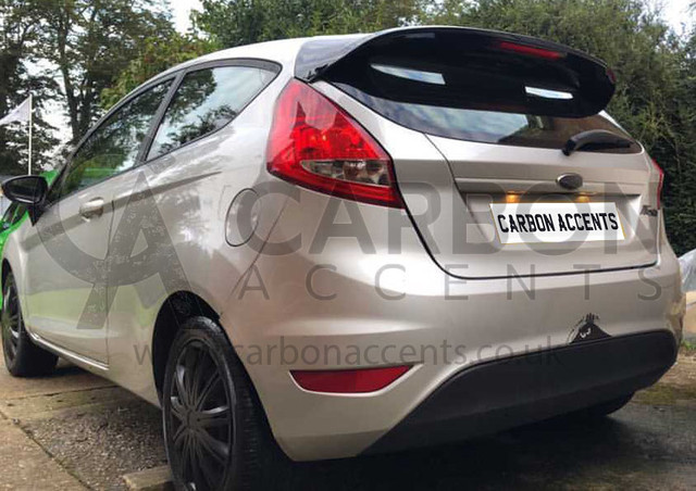 Ford Fiesta MK7 Gloss Black ST Style Spoiler Wing 09-15