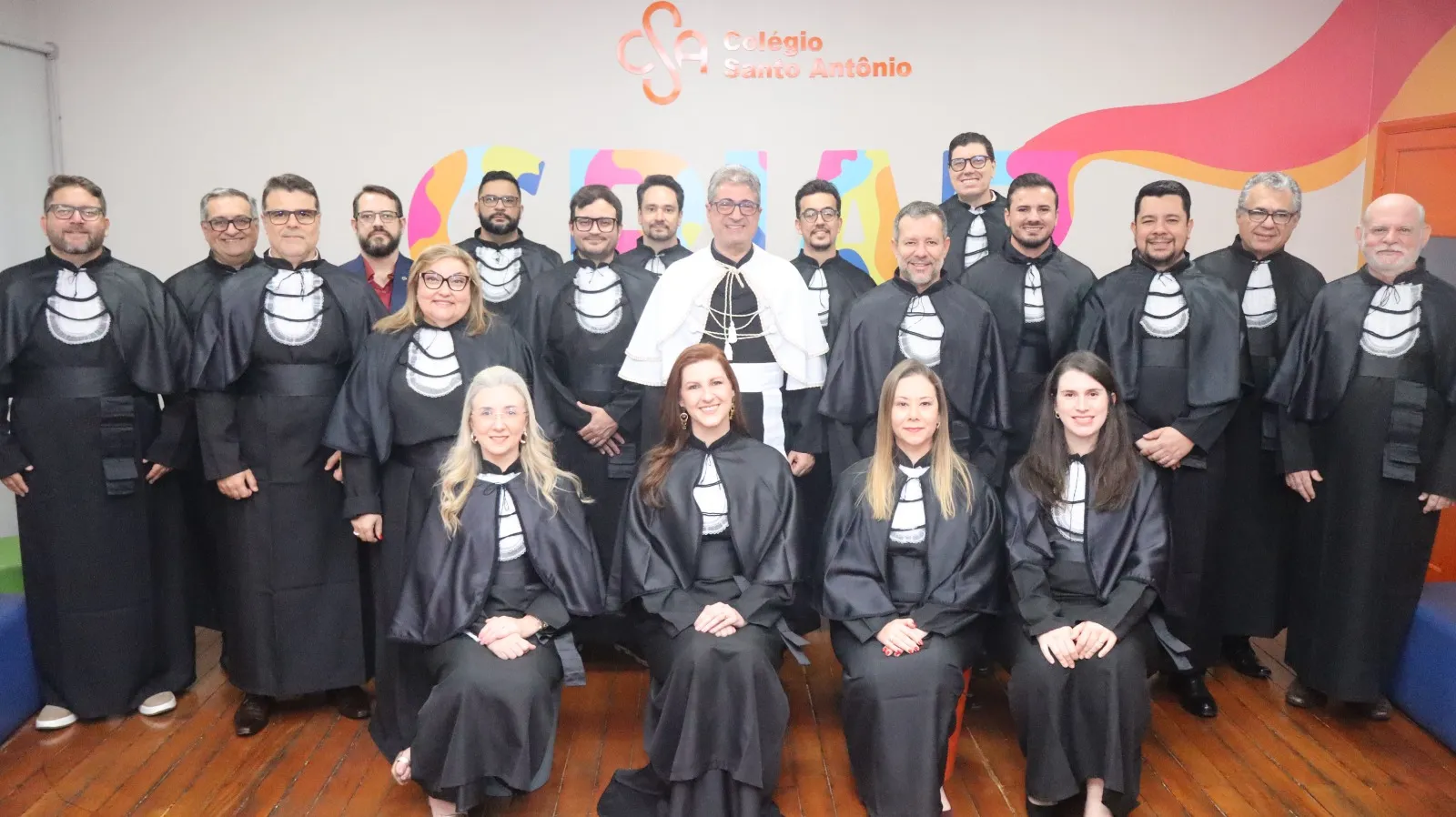 O Pr&oacute; Reitor Gilson Castadelli E O Colegiado