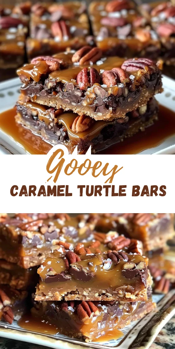 Irresistible Turtle Bars with Caramel, Chocolate & Pecans