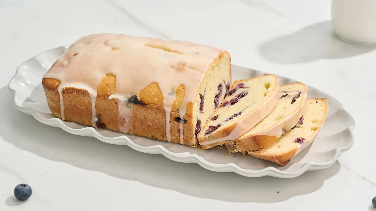 Blueberry Lemon Pound Cake Recipe