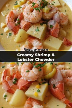 Creamy Shrimp & Lobster Chowder Recipe