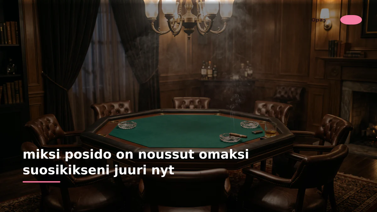 miksi posido on noussut omaksi suosikikseni juuri nyt