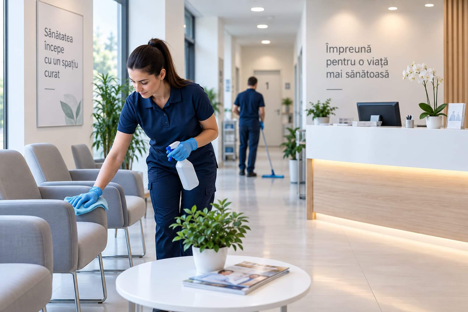 Servicii profesionale de curățenie pentru clinici și cabinete medicale