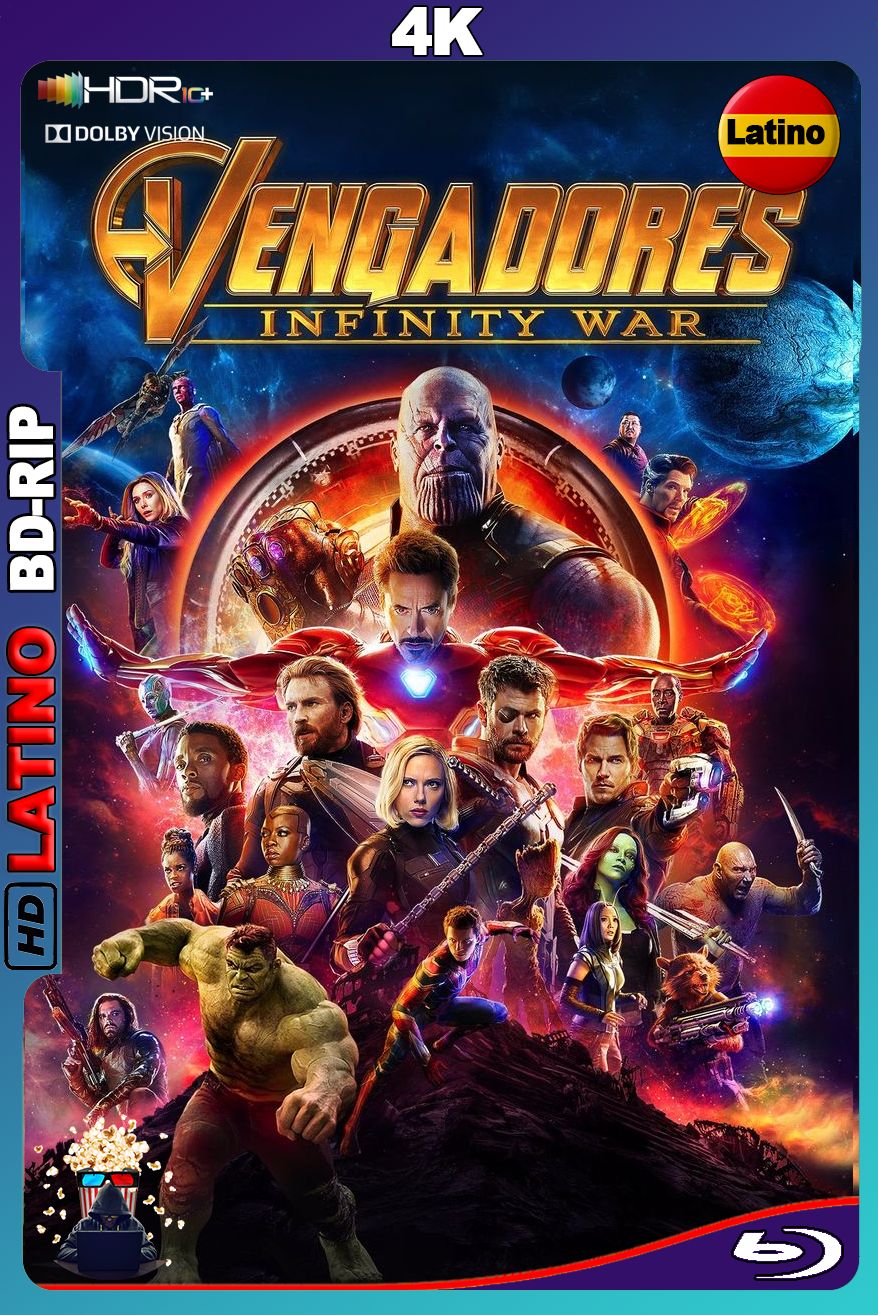 Avengers: Infinity War (2018) [4K] BDRip [Latino-Latino-Inglés-Inglés]