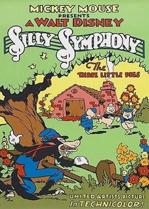 Trzy małe świnki / Three Little Pigs (1933) PLDUB.480p.WEB-DL.x264-Kbuso | Polski Dubbing