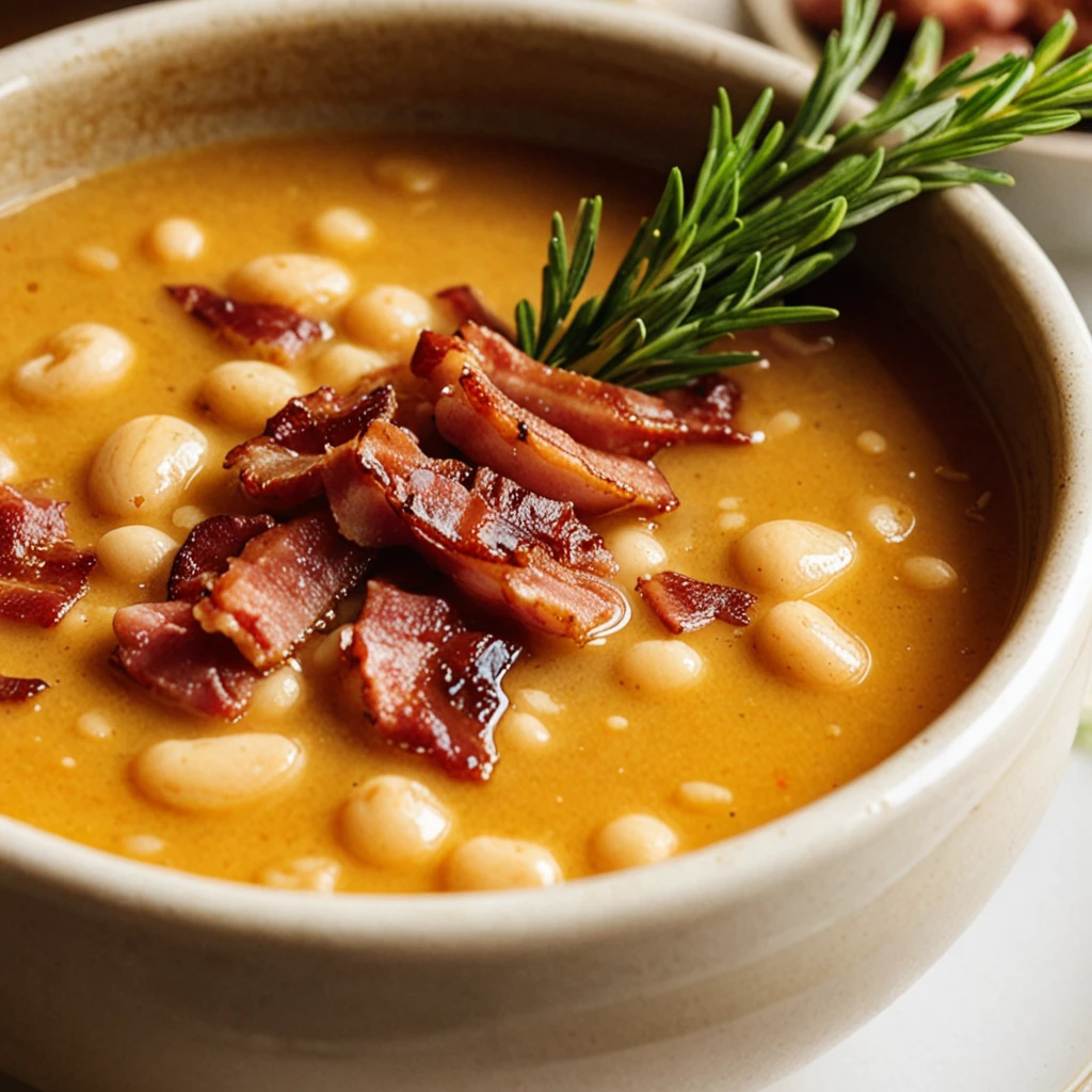 Hearty White Bean and Bacon Soup Recipe