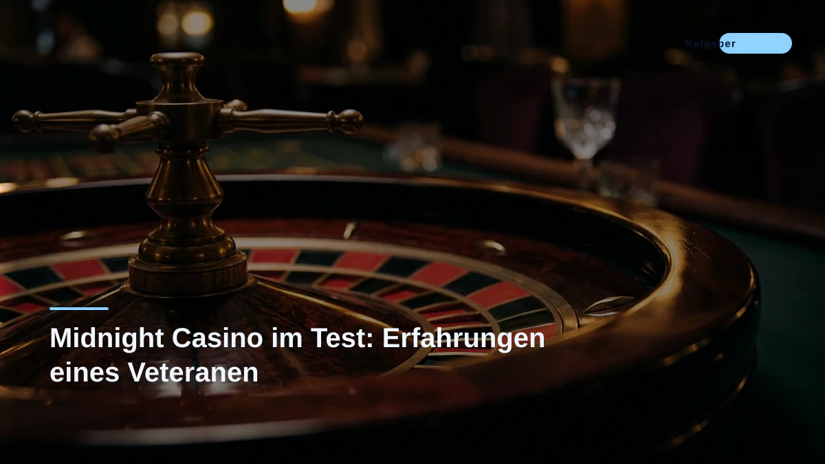 Midnight Casino im Test: Erfahrungen eines Veteranen