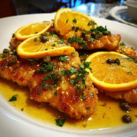 Orange Chicken Piccata A Bright & Zesty Twist on a Classic