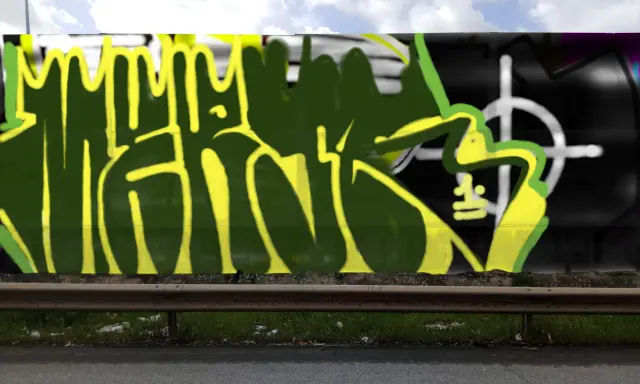 Graffiti artwork by Merskabah