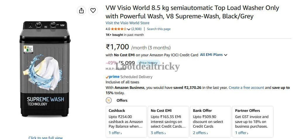Vw 8 5kg | Best Deal