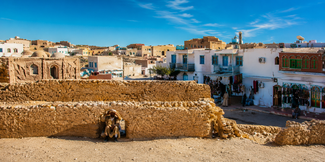 Panoramic views over Red Sea coast