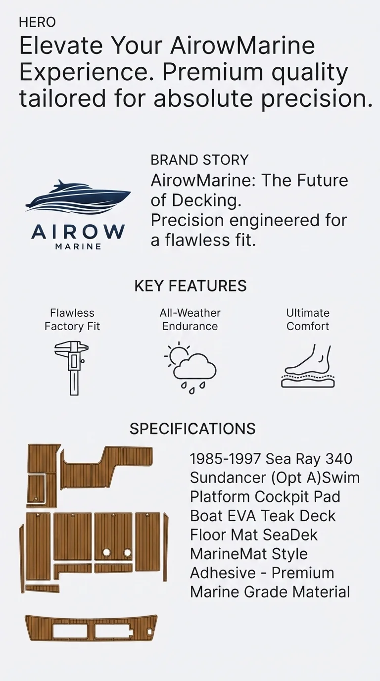 1985-1997-sea-ray-340-sundancer-opt-a-swim-platform-cockpit-eva-teak-deck-mat detail