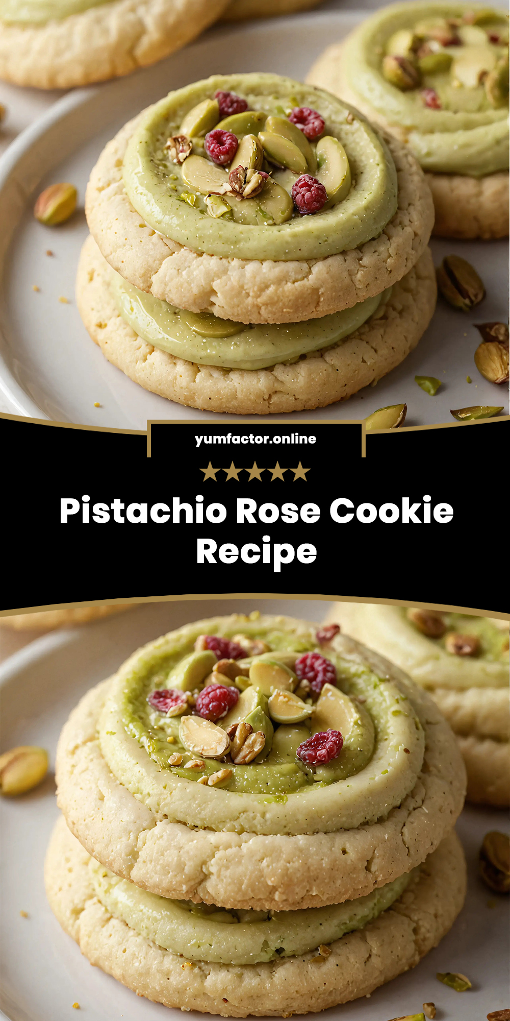 Pistachio Rose Cookie Recipe