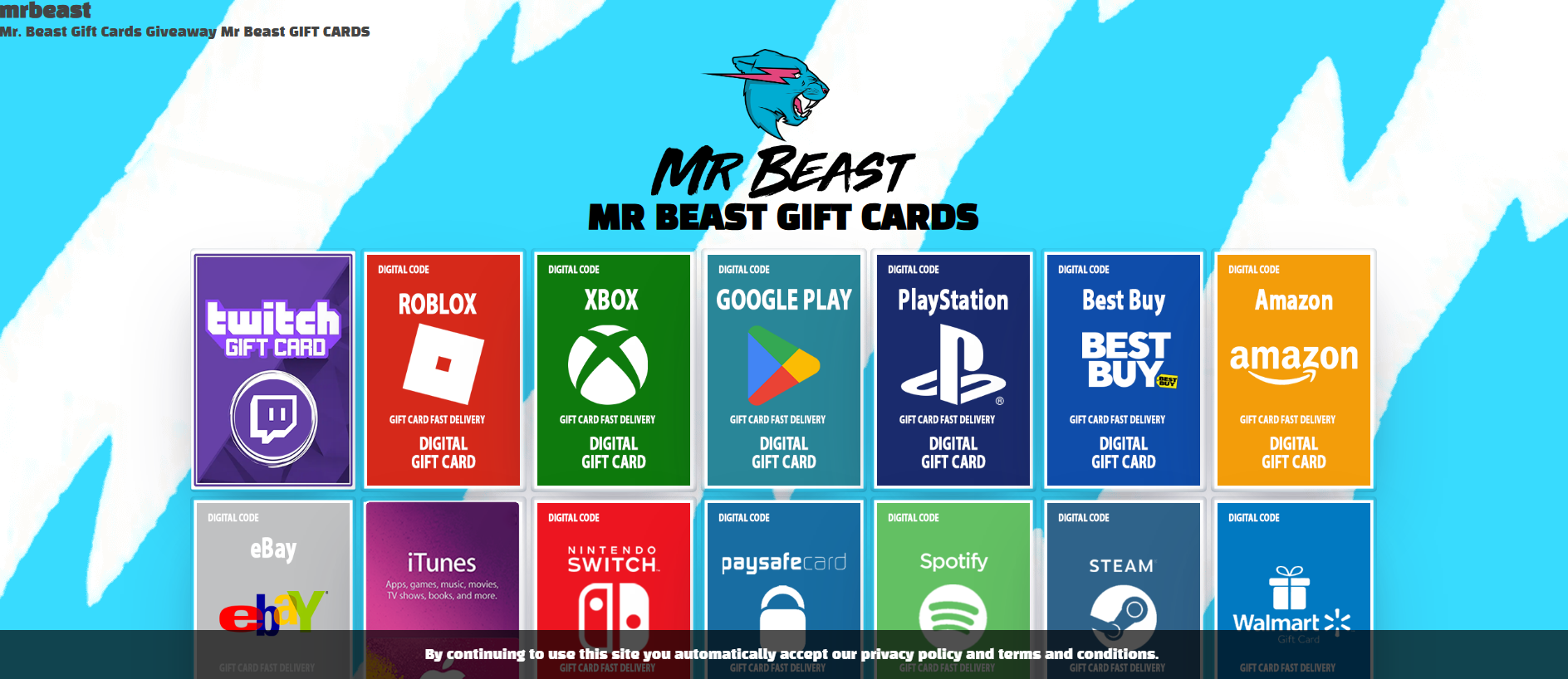 Stored capture of mrbeast2023news.blogspot.com