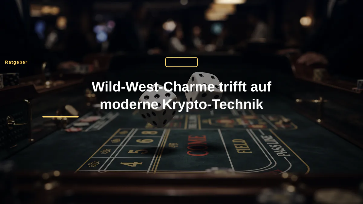 Wild-West-Charme trifft auf moderne Krypto-Technik