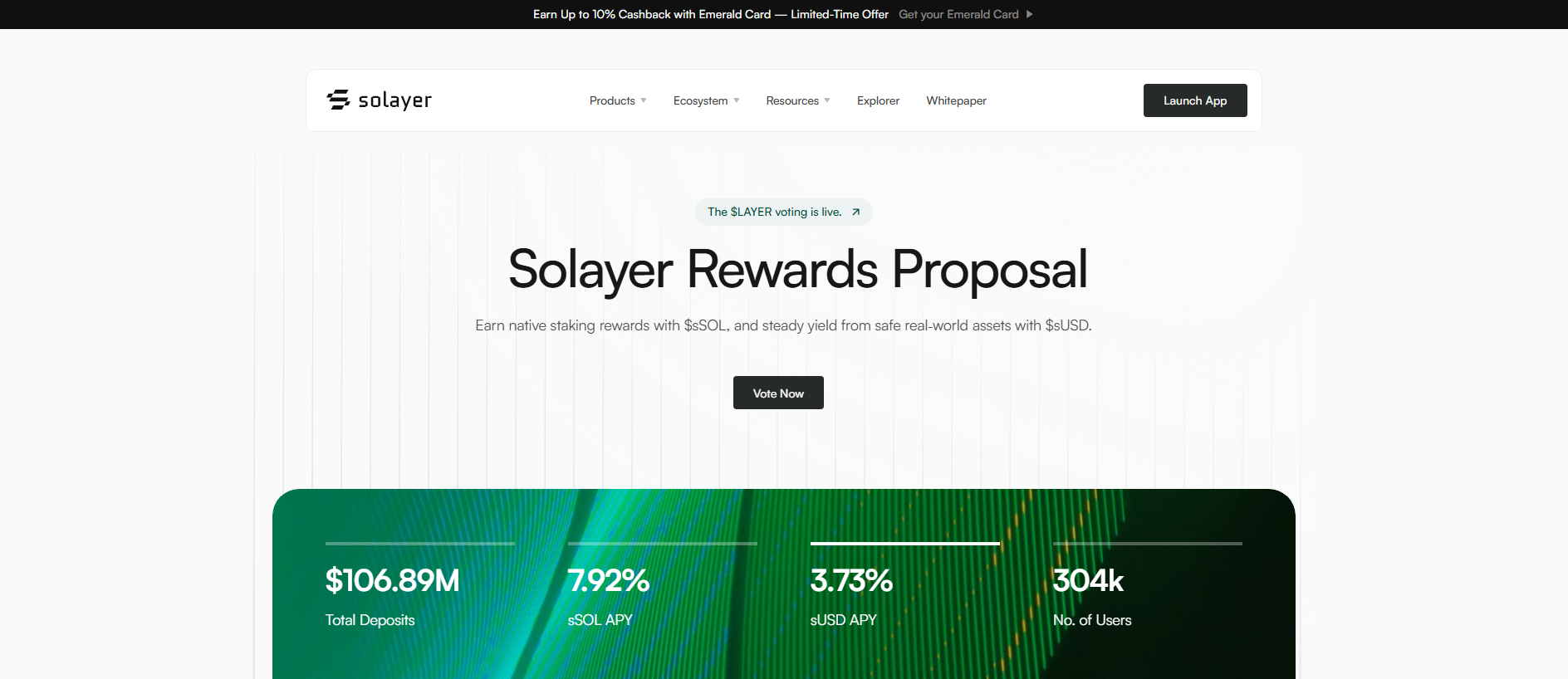 Screenshot of votes-solayer.org