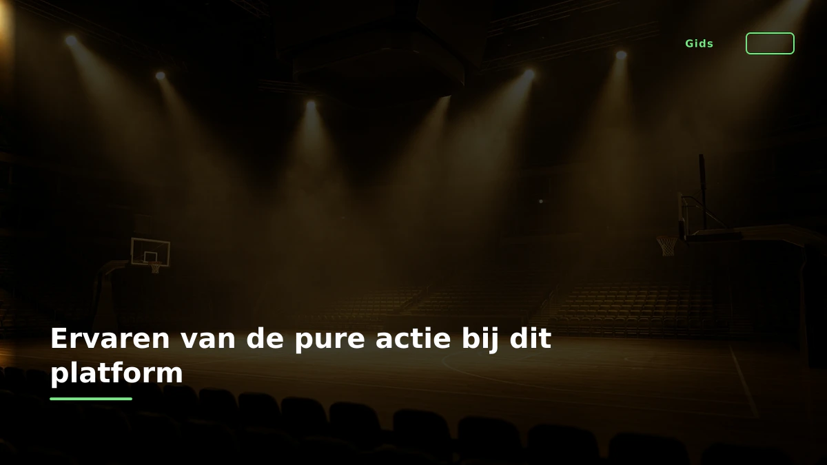 Ervaren van de pure actie bij dit platform