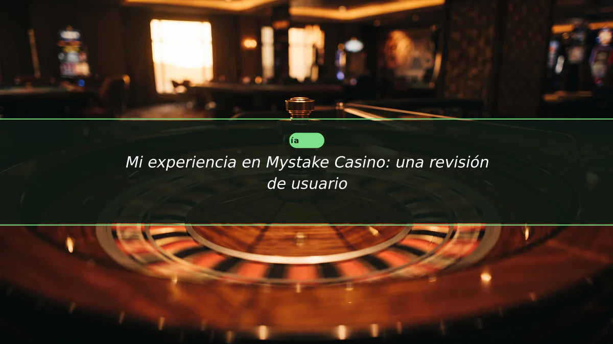 Mi experiencia en Mystake Casino: una revisión de usuario
