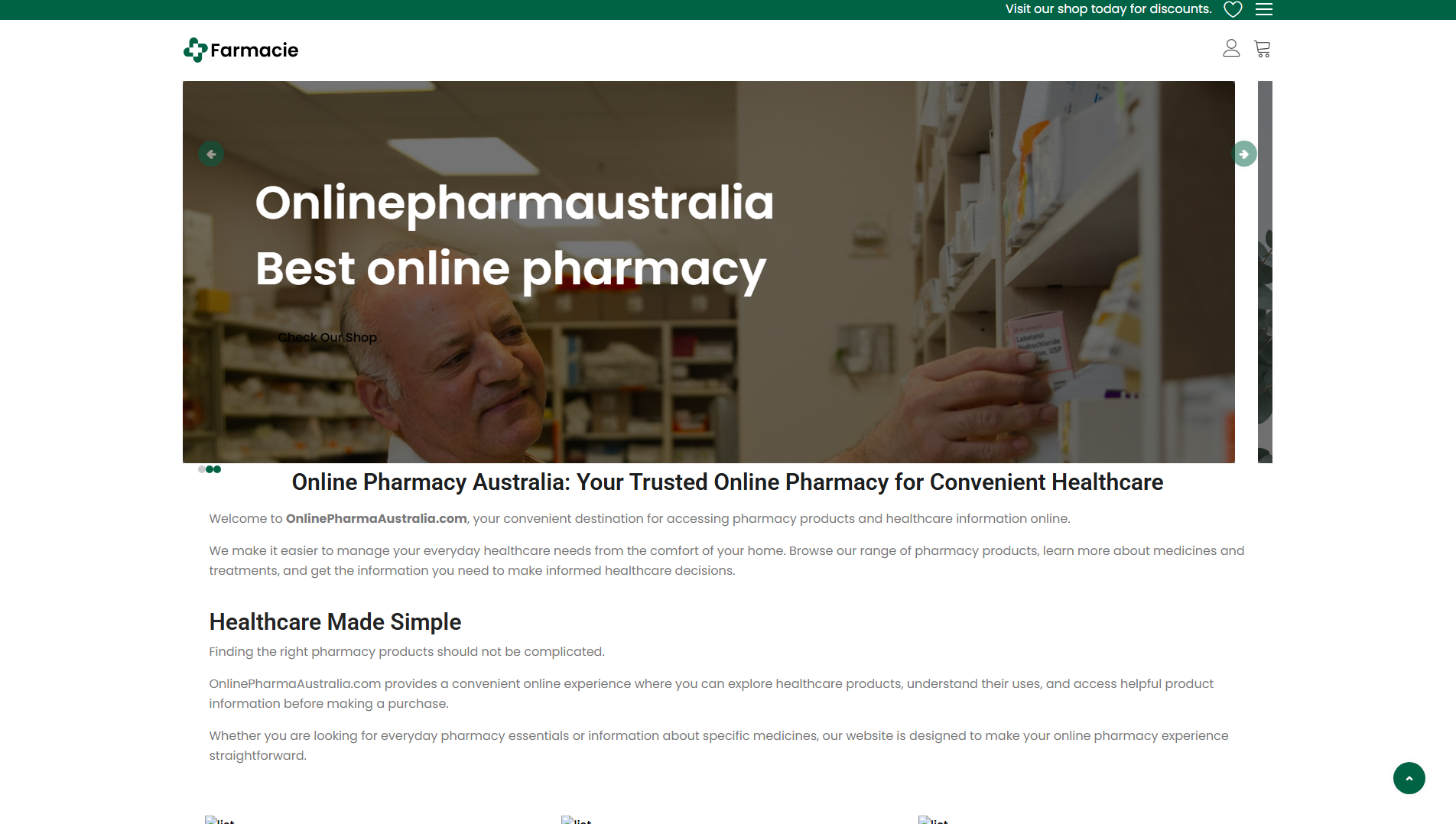 Stored capture of onlinepharmaustralia.com