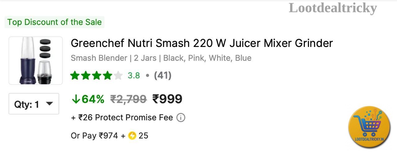 64 Off Greenchef – Just ₹999 | Loot Lo 64 Off Greenchef – Just ₹999 | Loot Lo