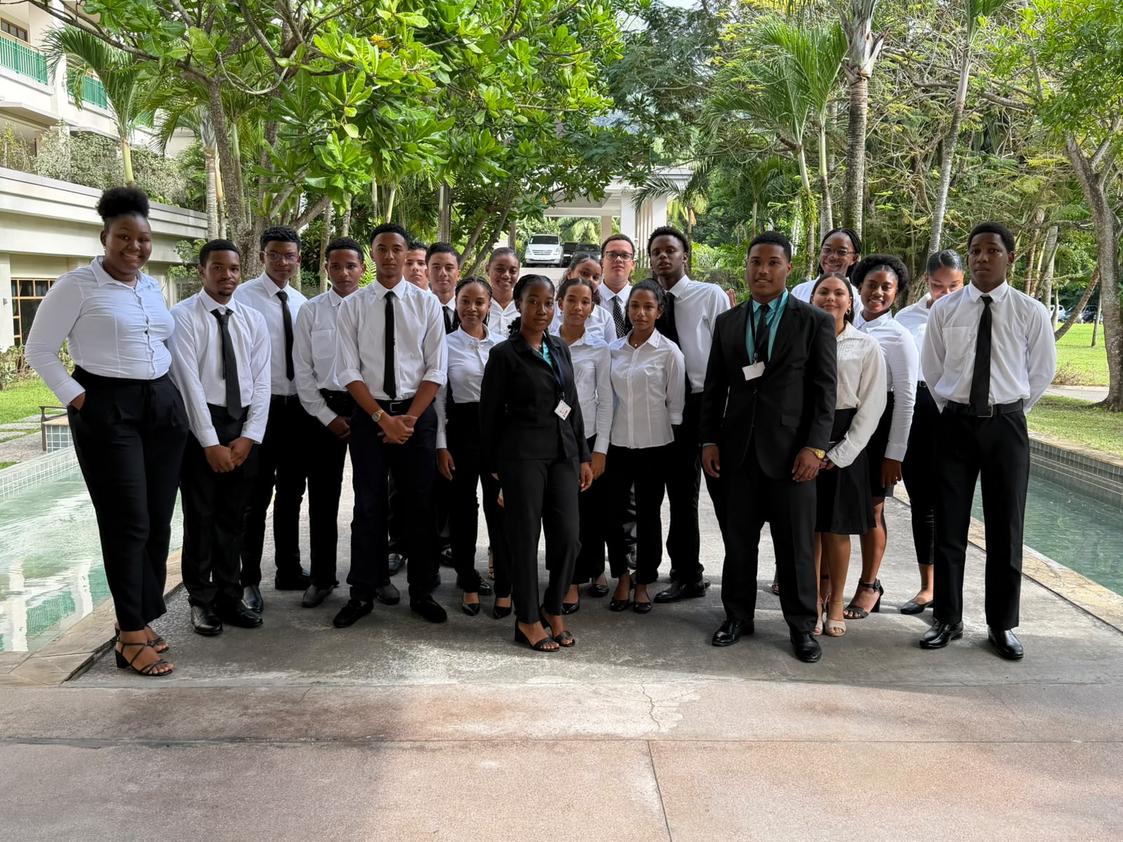 Tyler at the Seychelles National Youth Assembly