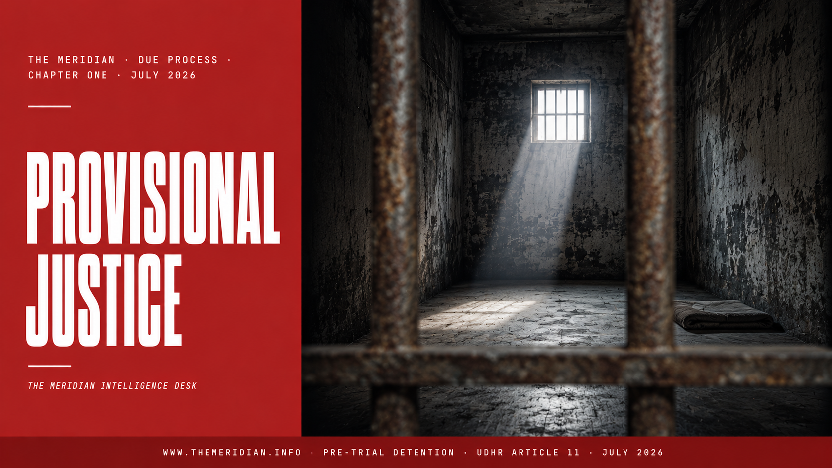 Provisional Justice Pre-Trial Detention UDHR Human Rights The Meridian July 2026