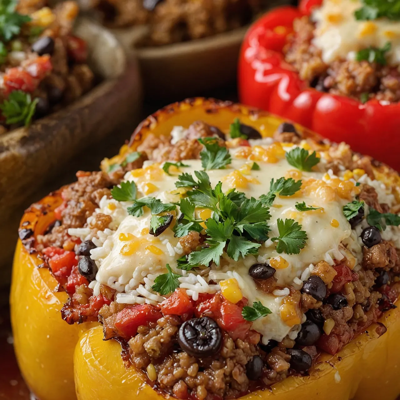 Perfect Vegetarian Stuffed Bell Peppers Recipe
