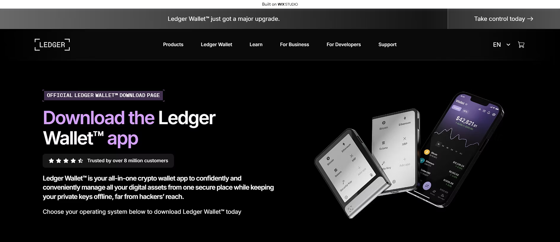 Forensic screenshot of [REDACTED] showing the phishing page layout