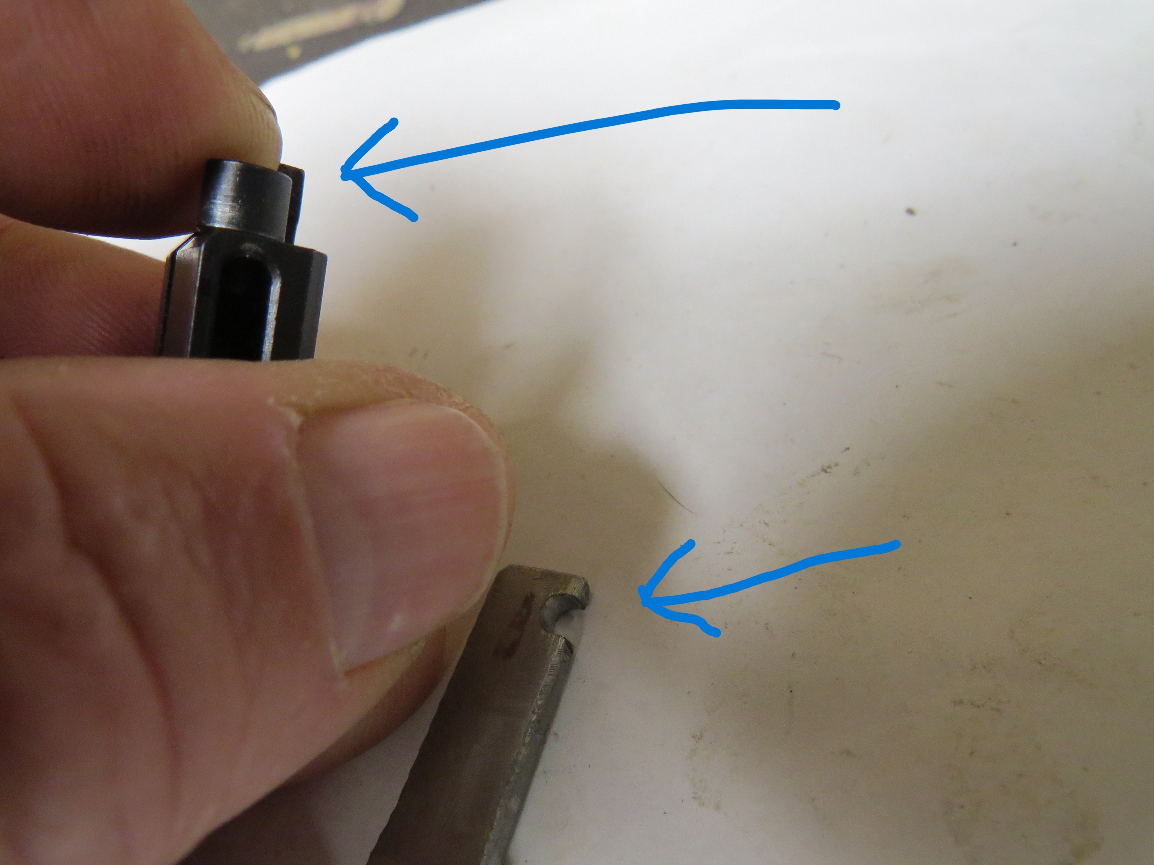 Rossi RS22M charging handle issue > Gunsmithing > AR15.COM