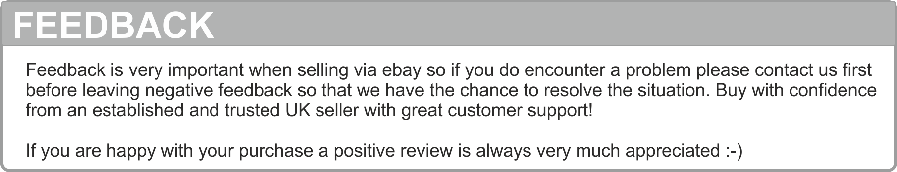 Feedback