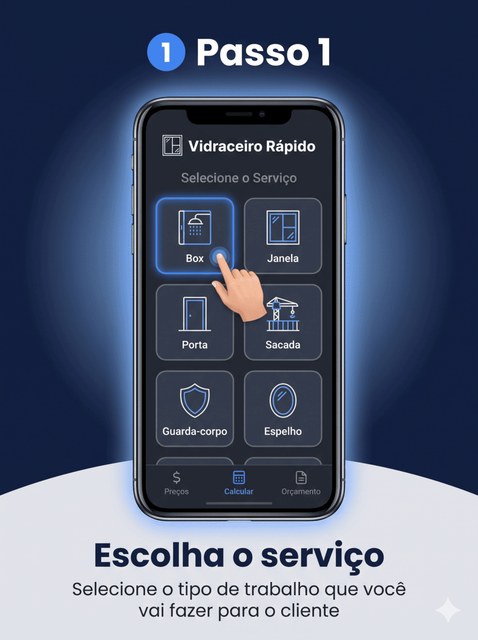 Passo 1 — Escolha o serviço
