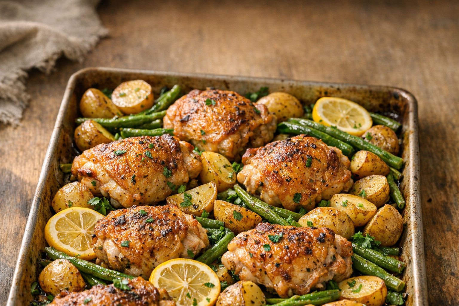One Pan Chicken Dinner: A Fast Sheet Pan Meal Pinterest image