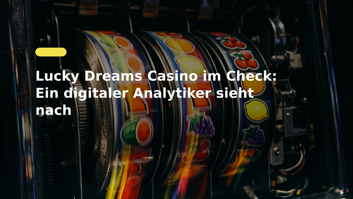 Lucky Dreams Casino im Check: Ein digitaler Analytiker sieht nach