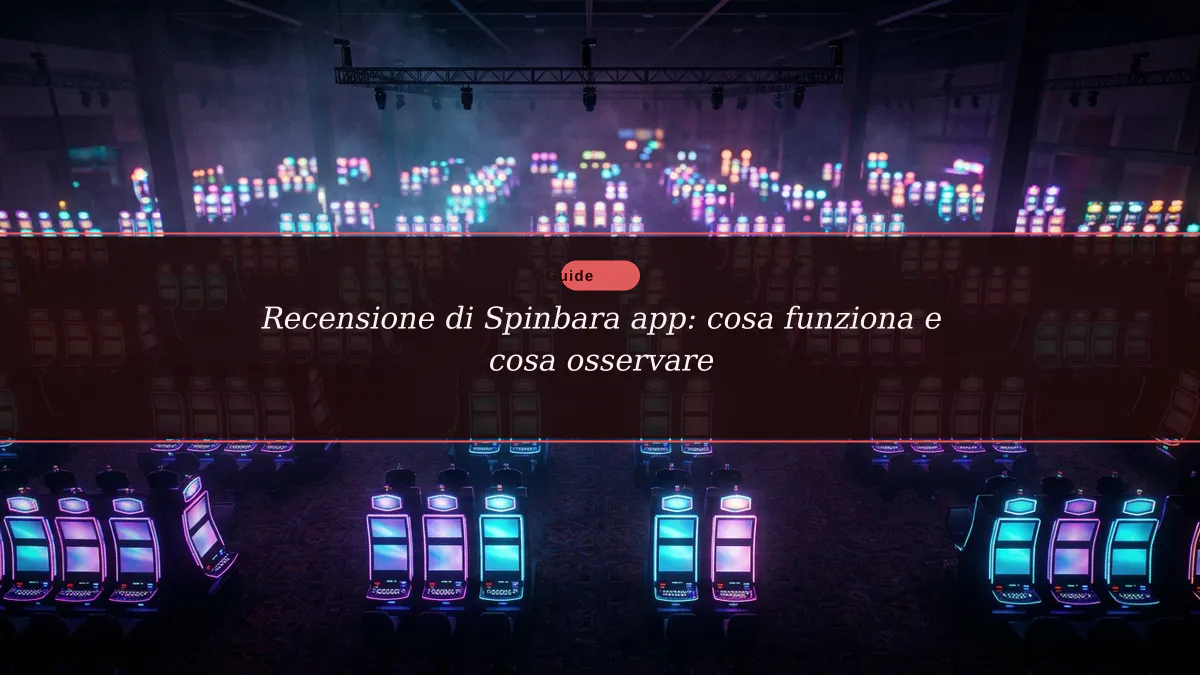 Recensione di Spinbara app: cosa funziona e cosa osservare