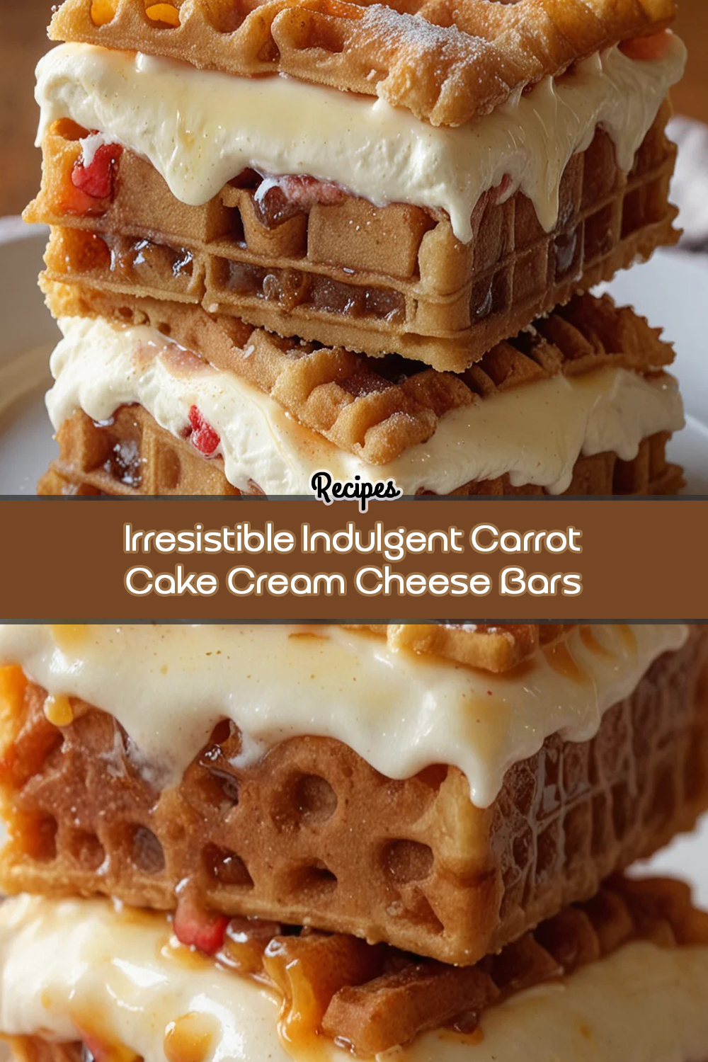 Irresistible Indulgent Carrot Cake Cream Cheese Bars