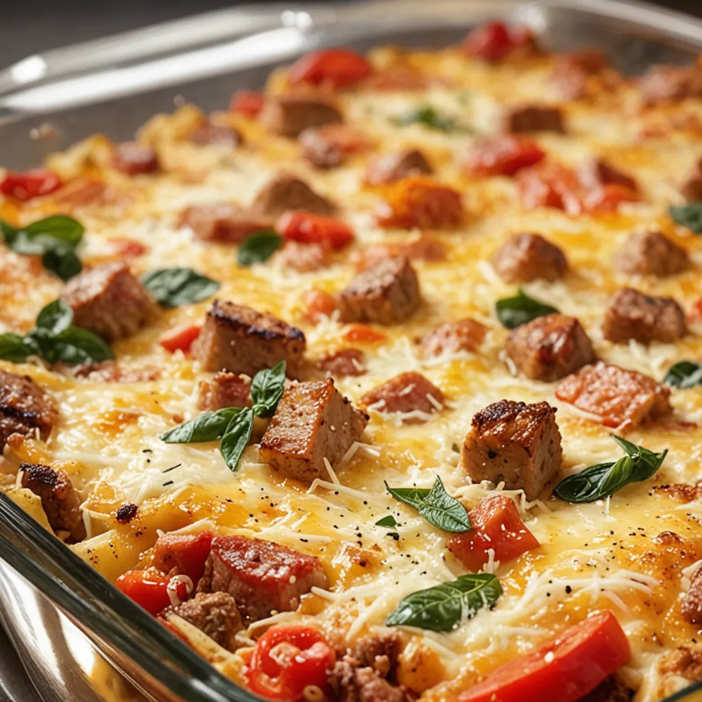 Overnight Italian Breakfast Casserole: Easy Morning Delight