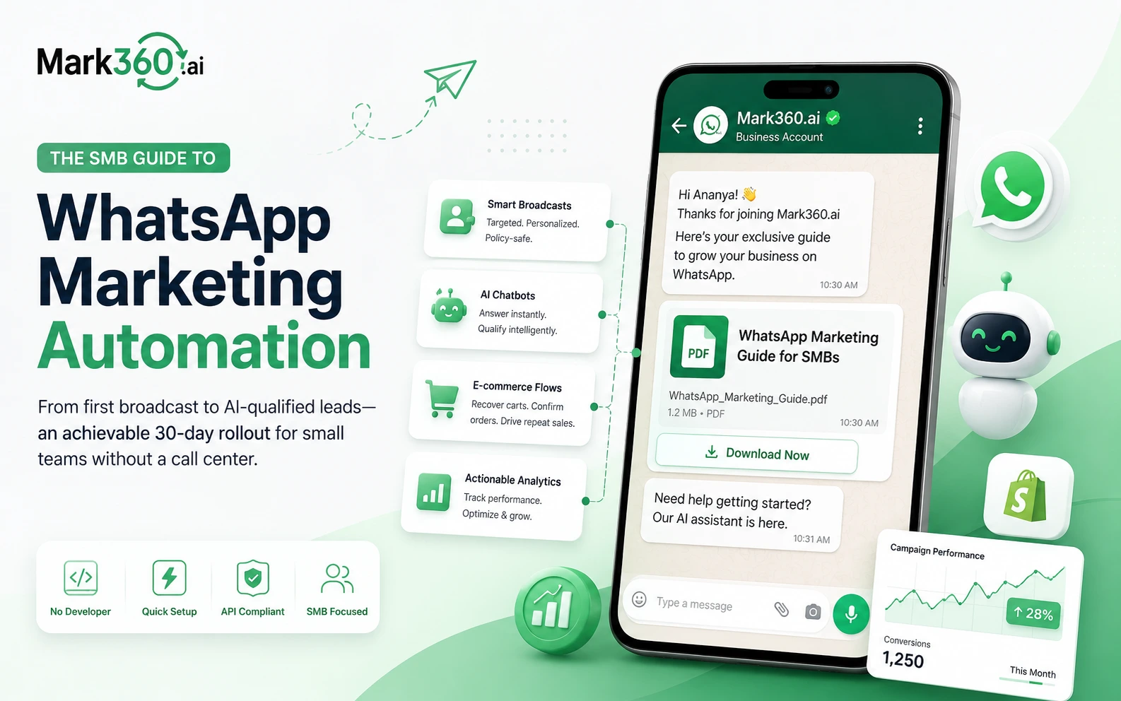 Small business using WhatsApp marketing