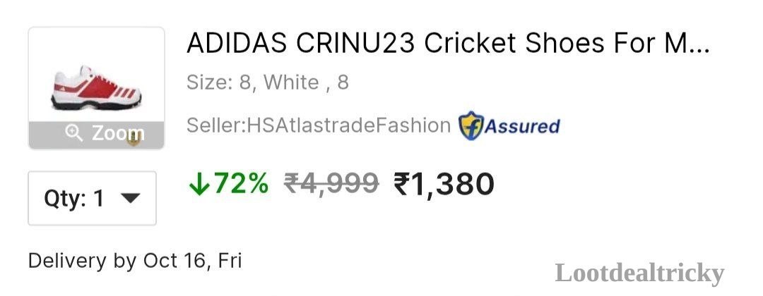Adidas Cricket Shoes – Just 72% OFF | Lowest Price Deal Adidas Cricket Shoes – Just 72% OFF | Lowest Price Deal