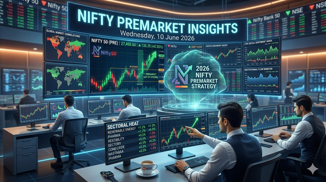 Nifty pre-market analysis 10 June 2026